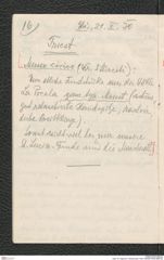 Seite 18, Tagebuch "Oktoberreise 1930" (NHMW-PRAE-BBB-68)